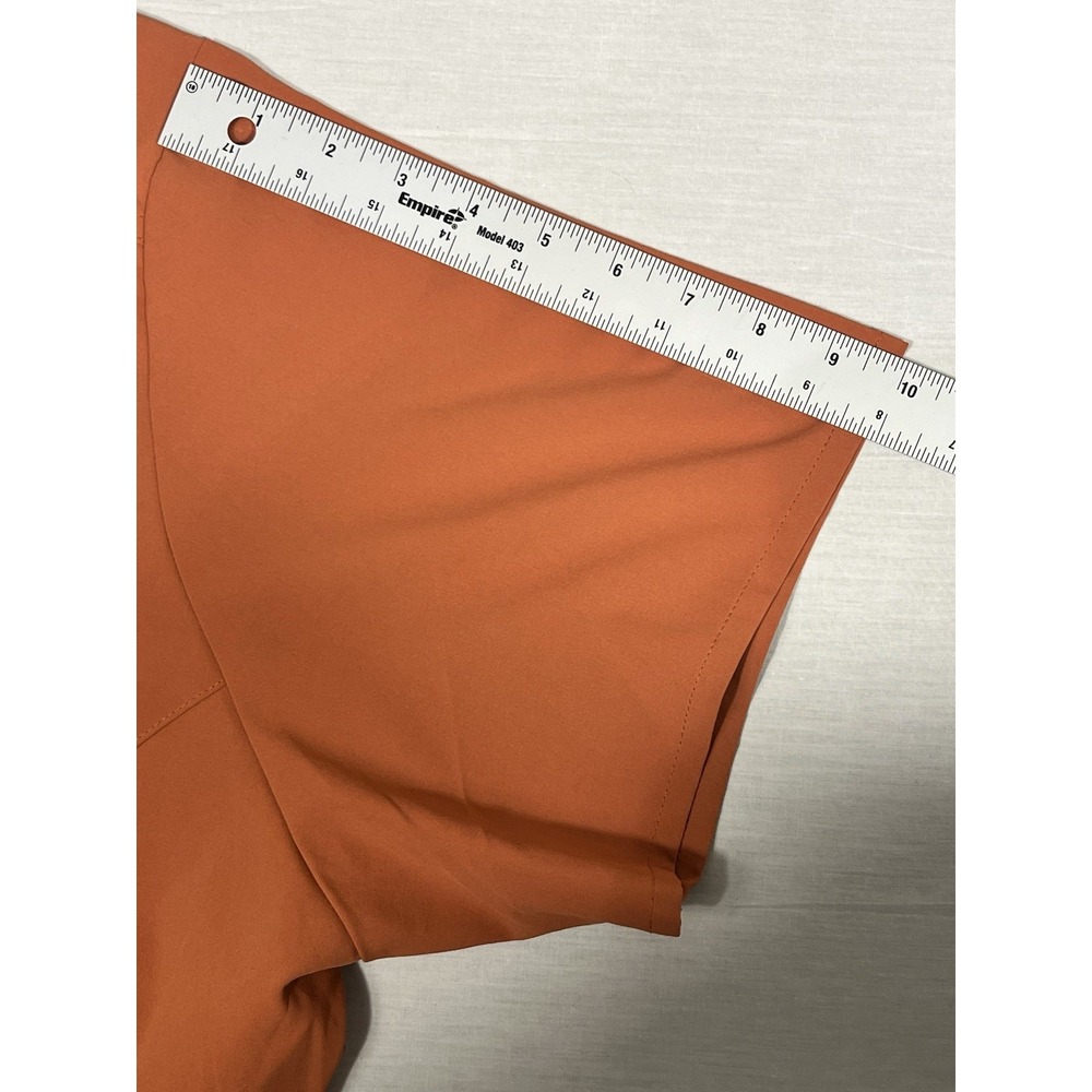 WonderWink Renew 3X Women's Scrub Top Harvest Orange V-Neck Medical Nursing Plus - Picture 9 of 11